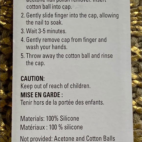 NIP Bundle 2X 5ct (10total) Soak Off Nail Caps 💯 % Silicone Reusable Man… - Picture 4 of 4